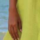 Saída De Praia Chemise Bárbara Camisão Com Botões Renda Luxo Resort