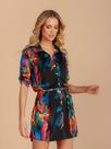 Saída de Praia Chemise com cinto Lua Morena - 40451