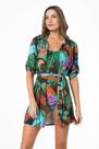 Saída de Praia Chemise com Proteção UV e Cinto Lua Morena 30550