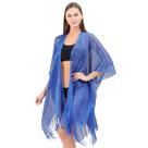 Saída de Praia com Franjas Metálico Nova Moda Para o Verão