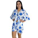 Saída de praia conjunto Kimono camisão + Shorts