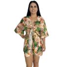 Saída de praia conjunto Kimono camisão + Shorts