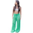 Saída de Praia Feminina Calça Tricot Tamanho Único Verão 26 Saída de Praia Feminina Calça Tricot Tamanho Único Verão 26