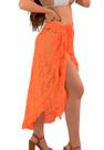 Saída de Praia Feminina Estilo Saia Pareô Florescente