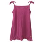 Saída de Praia Infantil com Alças Pink Everly