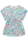 Saída de Praia infantil em Malha Uv Dry Froral Lúdico com Proteção Uv 50+ Flora by Infanti