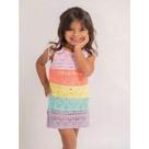 Saída de Praia Infantil Juvenil/ Vestido Tricô Varias Cores Tamanho Único - OFERTA
