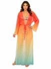 Saída De Praia/ Kimono LongoTule Com Transparência Verão