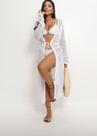 Saída de Praia Longa Moda Verão Luxo