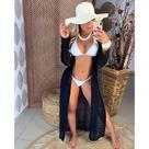 Saída de Praia Longa Moda Verão Luxo