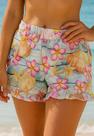 Saida de Praia Shorts Estampado com Elastico Na Cintura