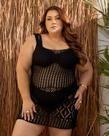 Saída de Praia vestido Plus Size veste 42, 44 e 46