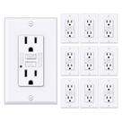 Saída GFCI BESTTEN de 15 Amp, interruptor de circuito de falha de aterramento