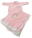 Saída Maternidade D.F Kako em Plush Rosa