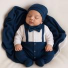 Saída Maternidade Kit 04 Peças Heitor Roupas de Bebê Menino