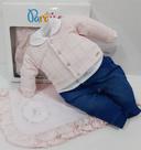 - Saida Maternidade Luxo Bebê Menina Paraiso Enxoval Cd 11670
