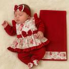 Saída Maternidade Menina Kit 05 Peças Catarina Roupas de Bebê