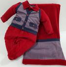 - Saída Maternidade Plush Bebê Menino Paraiso Inverno Rf 11631