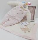 - Saída Maternidade Plush Luxo Paraiso Bebê Menina Ref. 11643
