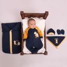 Saida maternidade roupa para bebe menino saco de dormir