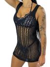 Saída Praia Vestido Decote Moda Acabamento R02