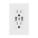 Saída USB TOPGREENER TU21536AC3-WSI 3 portas tipo C 3.6A 18W