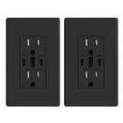 Saídas USB ELEGRP 30W 6,0 A USB C, 3 portas, tomada de parede, pacote com 2 unidades