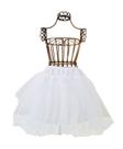 Saiote Anágua Infantil Saia Tule Branco Vestido De Festa