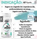 Sal Amargo 850mg Com 60 Cápsulas