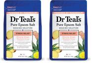 Sal de Epsom Dr Teal's Alivio del Estrés con Aceites Esenciales 1,36 kg x 2