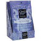 Sal do Mar Morto, um com lavanda natural, 75 ml x 6 pacotes Sal do Mar Morto, um com lavanda natural, 75 ml x 6 pacotes
