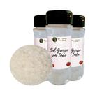 Sal Grosso 100% Natural Sem Iodo Qualidade Superior Pote Com Dosador Kit 3 130g Sal Grosso 100% Natural Sem Iodo Qualidade Superior Pote Com Dosador Kit 3 130g