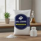 Sal Lebre Refinado Iodado 1kg Corre Solto No Saleiro