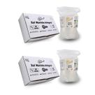Sal Marinho Integral Sem Iodo 100% Natural Fino 1kg 2 Unid