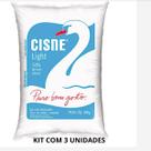 Sal Refinado Light Cisne Pacote 500g KIT COM 3 UNIDADES