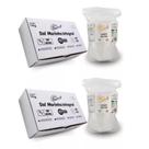 Sal Sem Iodo Integral 100% Natural Ultrafino 1kg Com 2 Unid