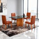 Sala de Jantar 120x80 Stilo Plus 4 Cadeiras Bom Pastor Sala de Jantar 120x80 Stilo Plus 4 Cadeiras Bom Pastor