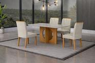 Sala de Jantar 4 Cadeiras 100%MDF 1,20x80 Sophia Arbo Design