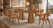 Sala de Jantar maciça 6 cadeiras 2,0m - Valência -Imperial