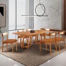 Sala De Jantar Mesa Flora Tampo Barril E 6 Cadeiras Noronha Star Caramelo/imbuia Nat/cinam Imbuia
