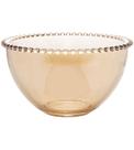 Saladeira 20,5x11,5cm Cristal Ecológico Pearl Âmbar