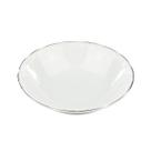 Saladeira 24 cm Porcelana Schmidt - Dec. Filetado Prata Pomerode 0012