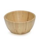 Saladeira Bambu modelo 19cm com Jogo americano Folhas Marrom