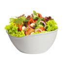 Saladeira bowl oval design bege marfim tigela salada pipoca