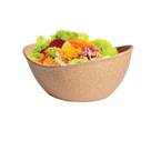 Saladeira bowl oval design bege tigela p/ salada pipoca