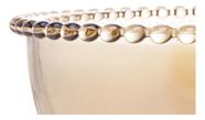 Saladeira Cristal Pearl Âmbar 21x12cm