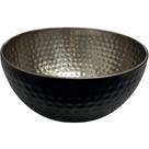 Saladeira de Aço Inox Matelada 18,5cm 1,75L para Servir Alimentos Preto em Casa Tem