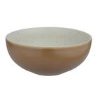 Saladeira de Cerâmica Tuille Bege/Branca 2L 24x9,5cm