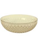 Saladeira de plástico 3 litros Cristal Glamour âmbar Plasutil ref.14744