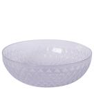 Saladeira de plástico 3 litros Cristal Glamour incolor Plasutil ref.14743